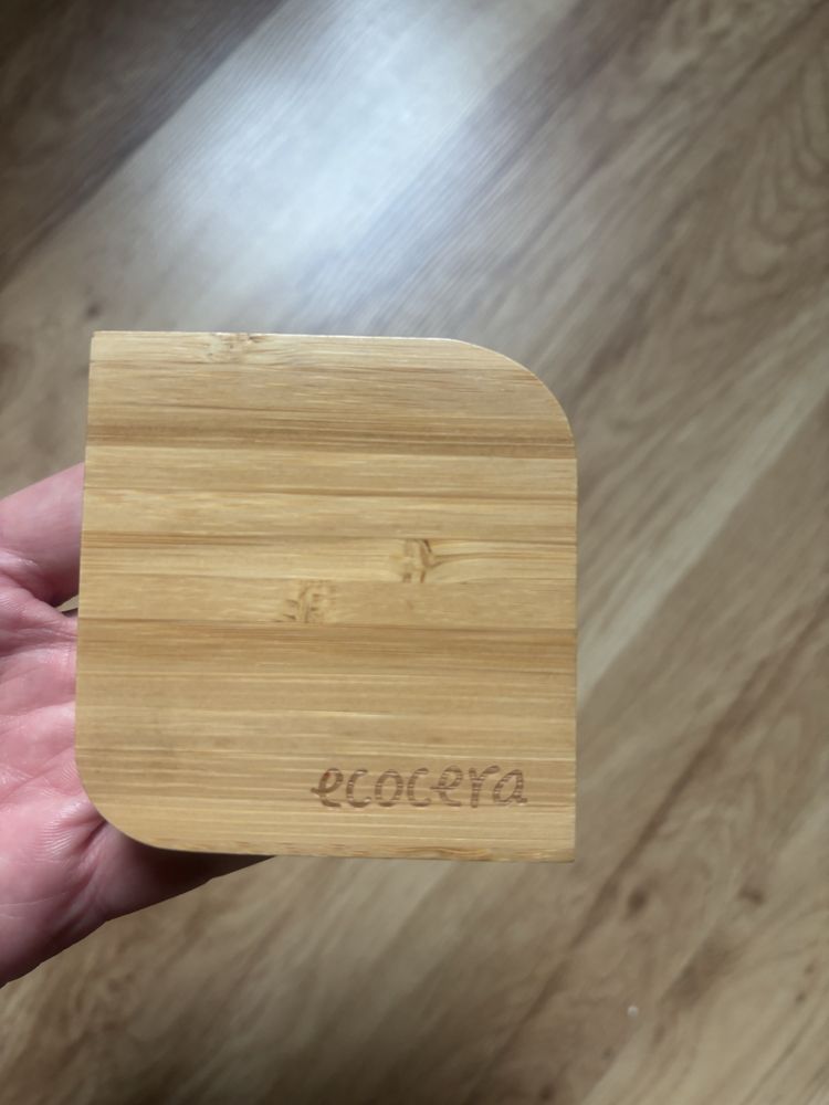 Paletka drewniana dwa róże do twarzy Ecocera