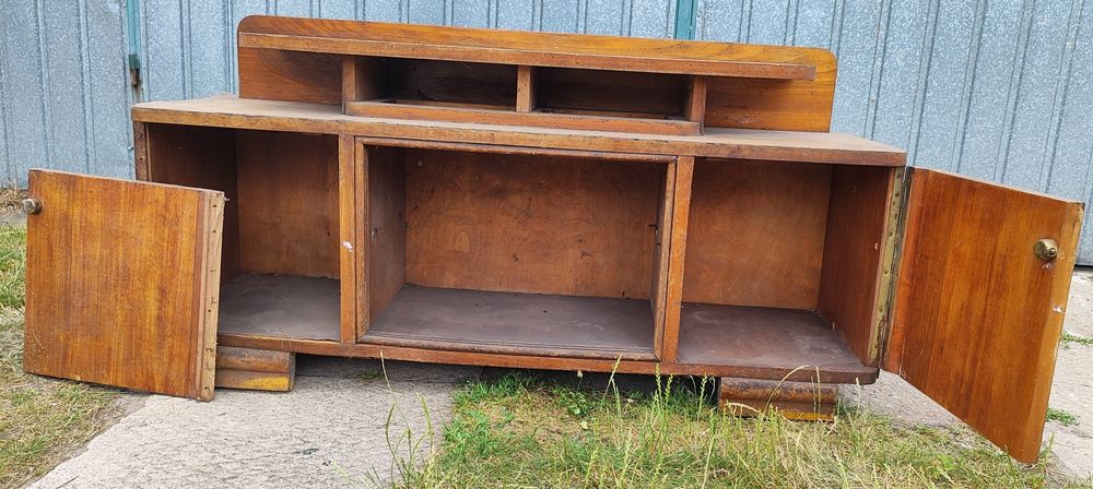 Stara drewniana toaletka regał