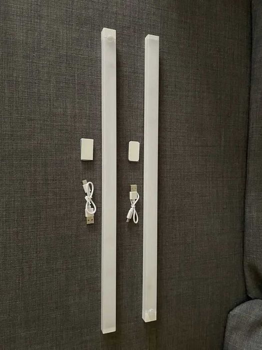 Світлодіодна лампа, з датчиком руху, без свердління, 30 см, USB