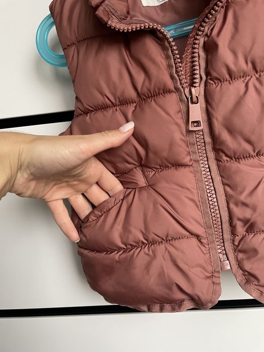 Bezrekawnik chlopiecy H&M ceglano brązowy 92