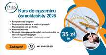 Kurs przygotowujący do egzaminu ósmoklasisty 2026