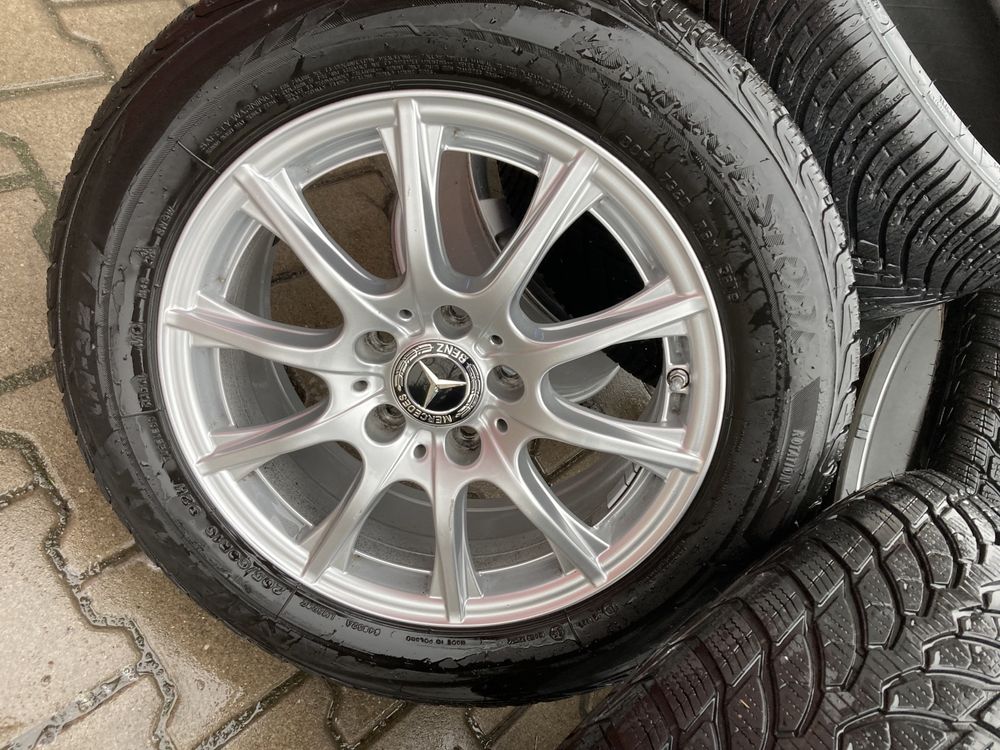 Kola zimowe mercedes w205 16 cali opony 205/60/16 bridgestone 2019 rok