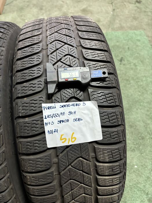 2x 215/55R17 94H PIRELLI SOTTOZERO 3 opony zimowe M+S 3PMSF SEAL INSID