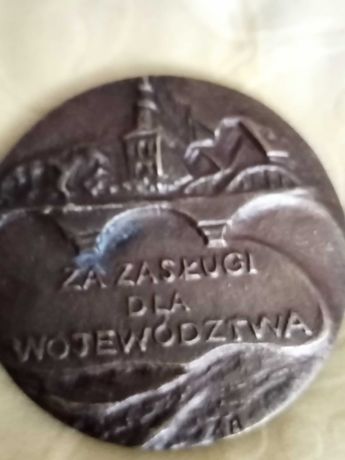 Medal pamiątkowy z brązu, za zasługi dla woj. Gorzowskiego