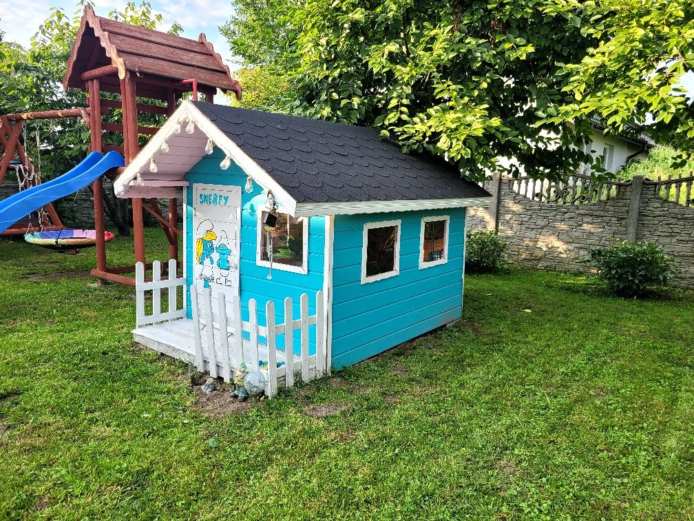 Drewniany domek dla dzieci – ręcznie robiony, unikatowy, solidny!