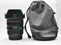 Canon Zoom Lens 24-70 F4L IS + UV jak nowy.