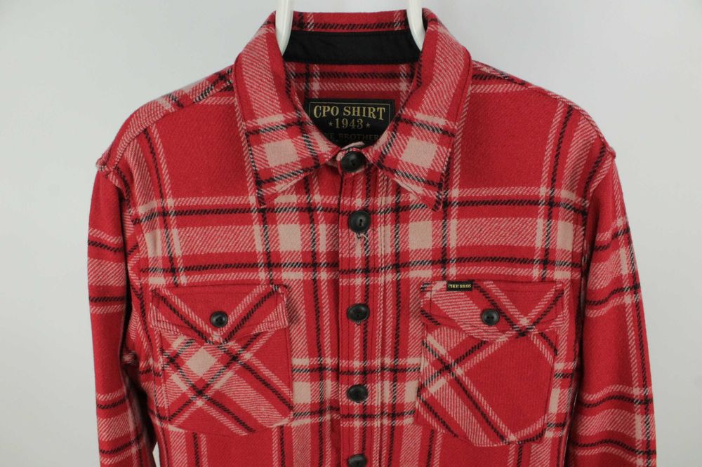 Тепла вовняна сорочка Pike Brothers CPO Shirt 1943 Ohio Red Розмір Л