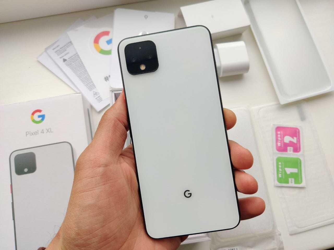 Google Pixel 4XL 6/64 White Полный комплект + чехол и защитное стекло