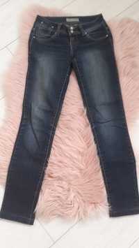 Spodnie damskie jeansy jeansowe dżinsy skinny XS 34