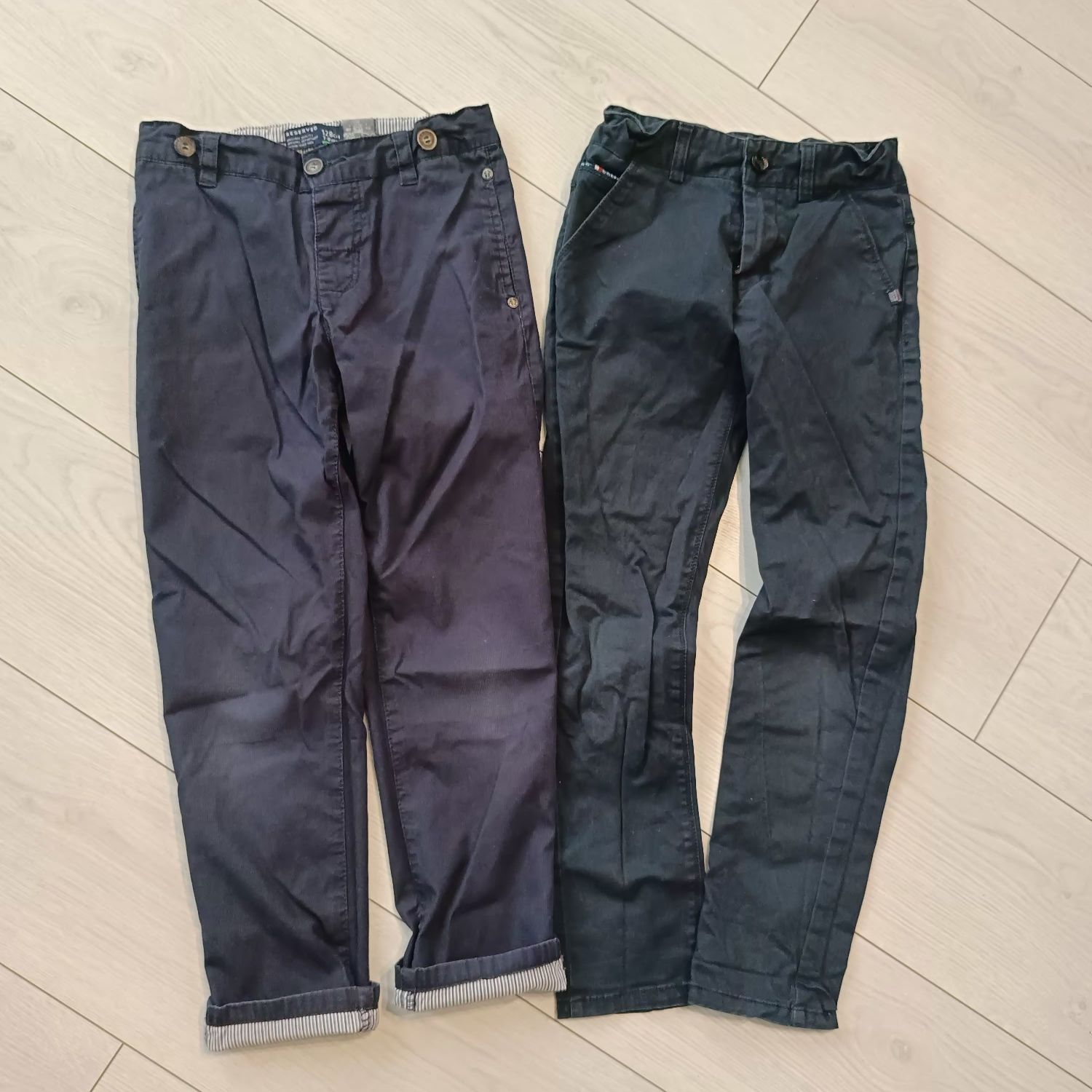 Spodnie Reserved 2pack granatowe chinosy