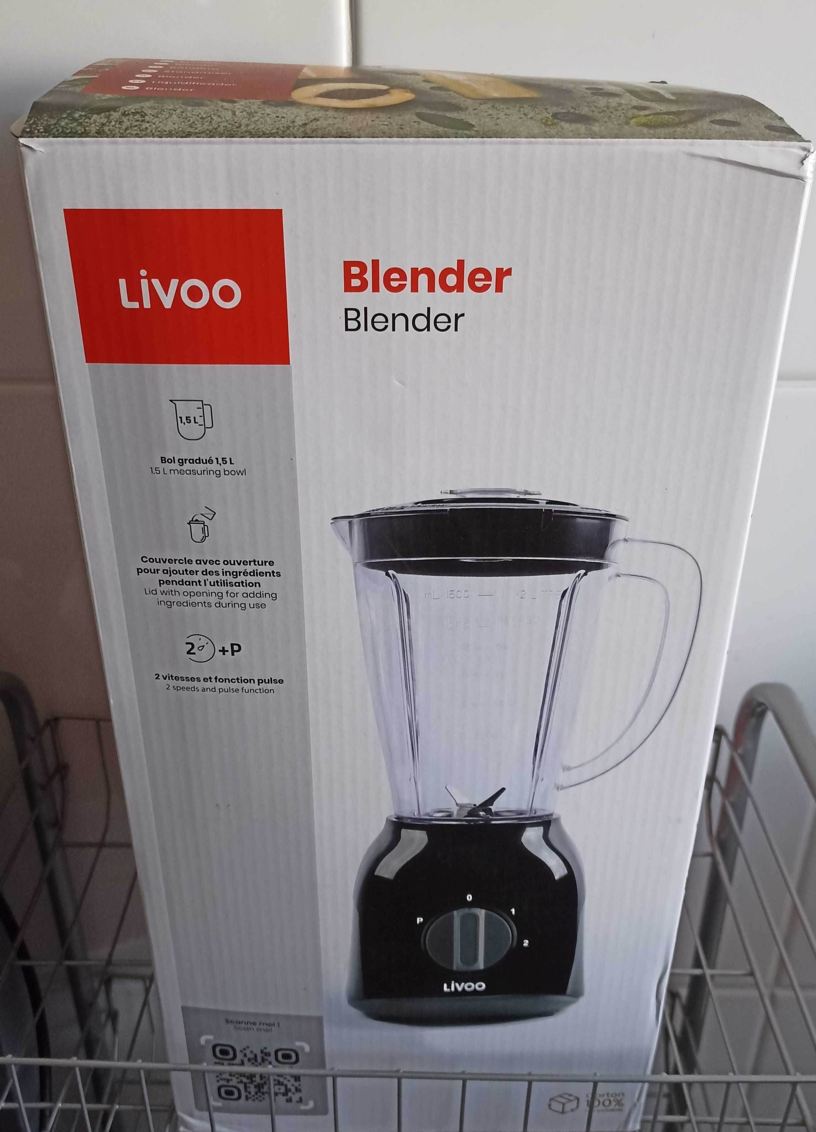 Vendo Liquidificador Livoo DOP214 1,5 litros como nova