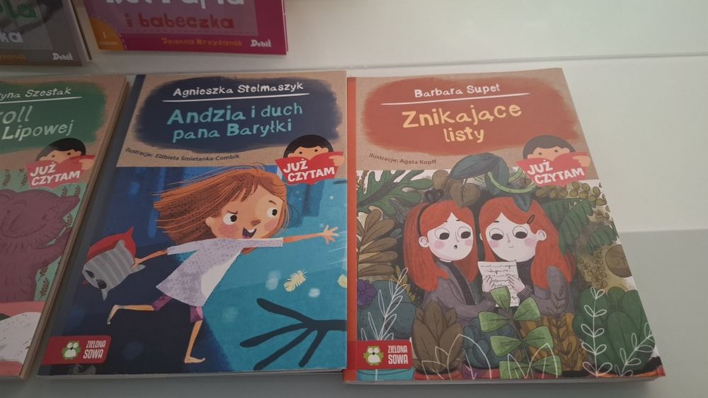 Książki z serii Już czytam oraz Kot Papla