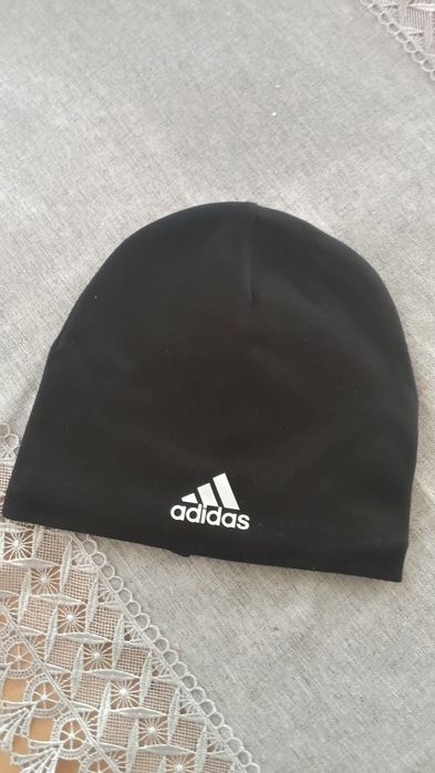 Czapka zimowa męska z polarem w środku kolor czarny