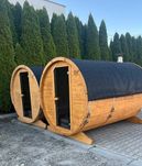 Sauna 3m z przedsionkiem piec na drzewo *DOSTĘPNA*