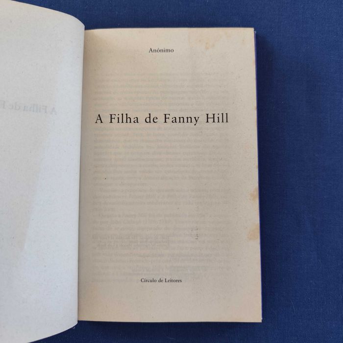 Anónimo - A Filha de Fanny Hill