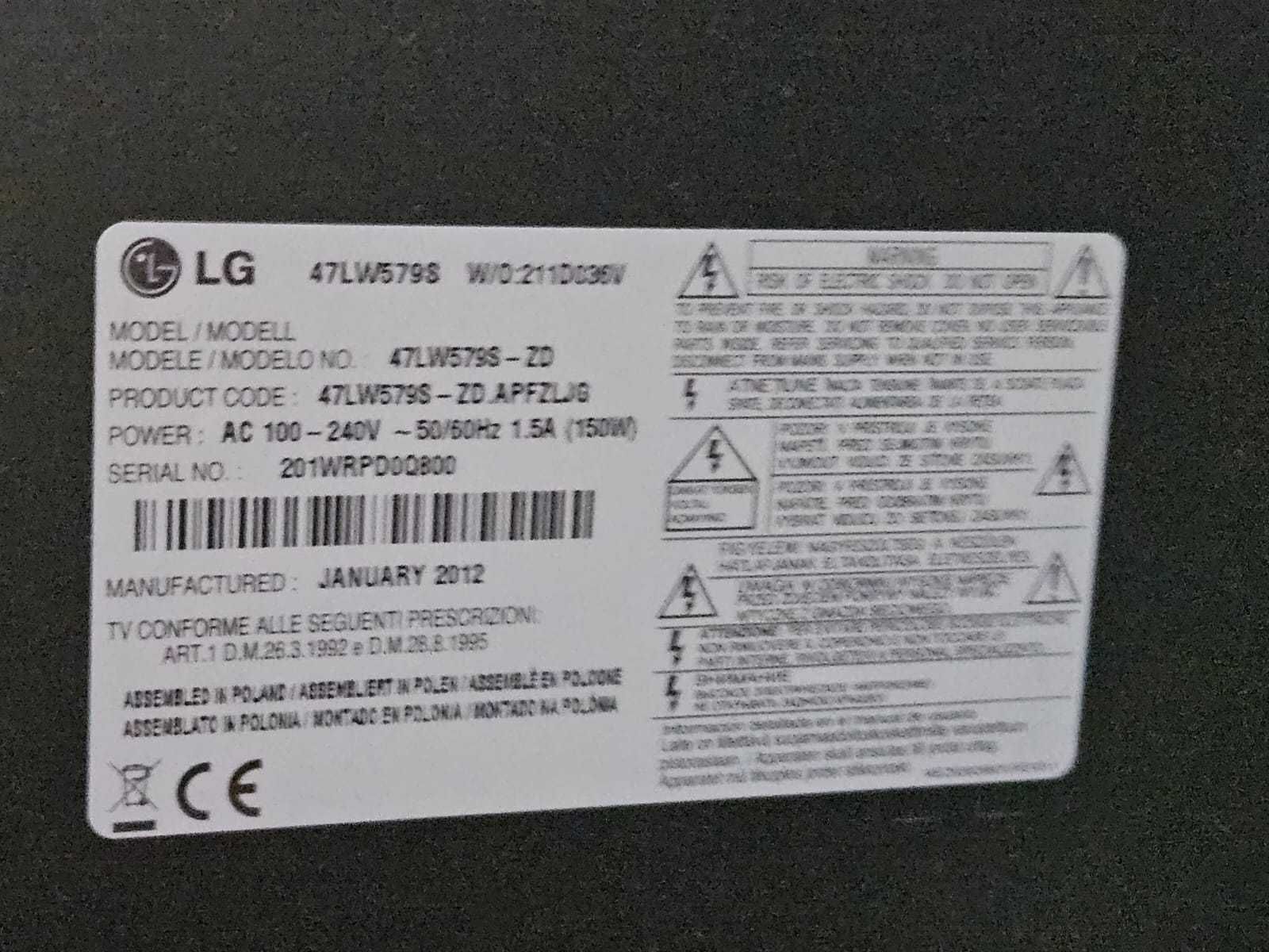 Telewizor 47cali LED LCD