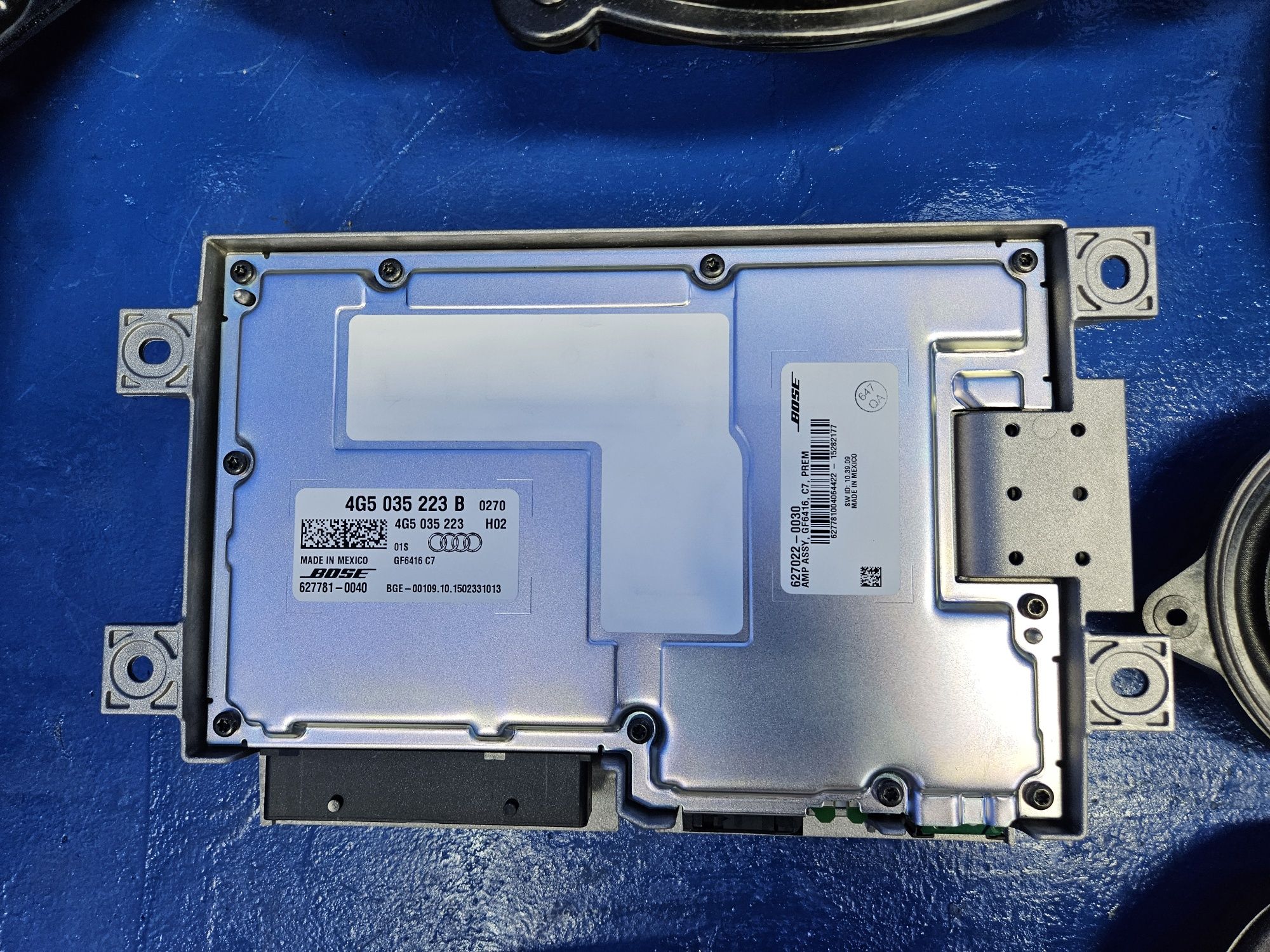 ZESTAW 14 głośników BOSE wzmacniacz AUDI A6 C7 komplet subwoofer