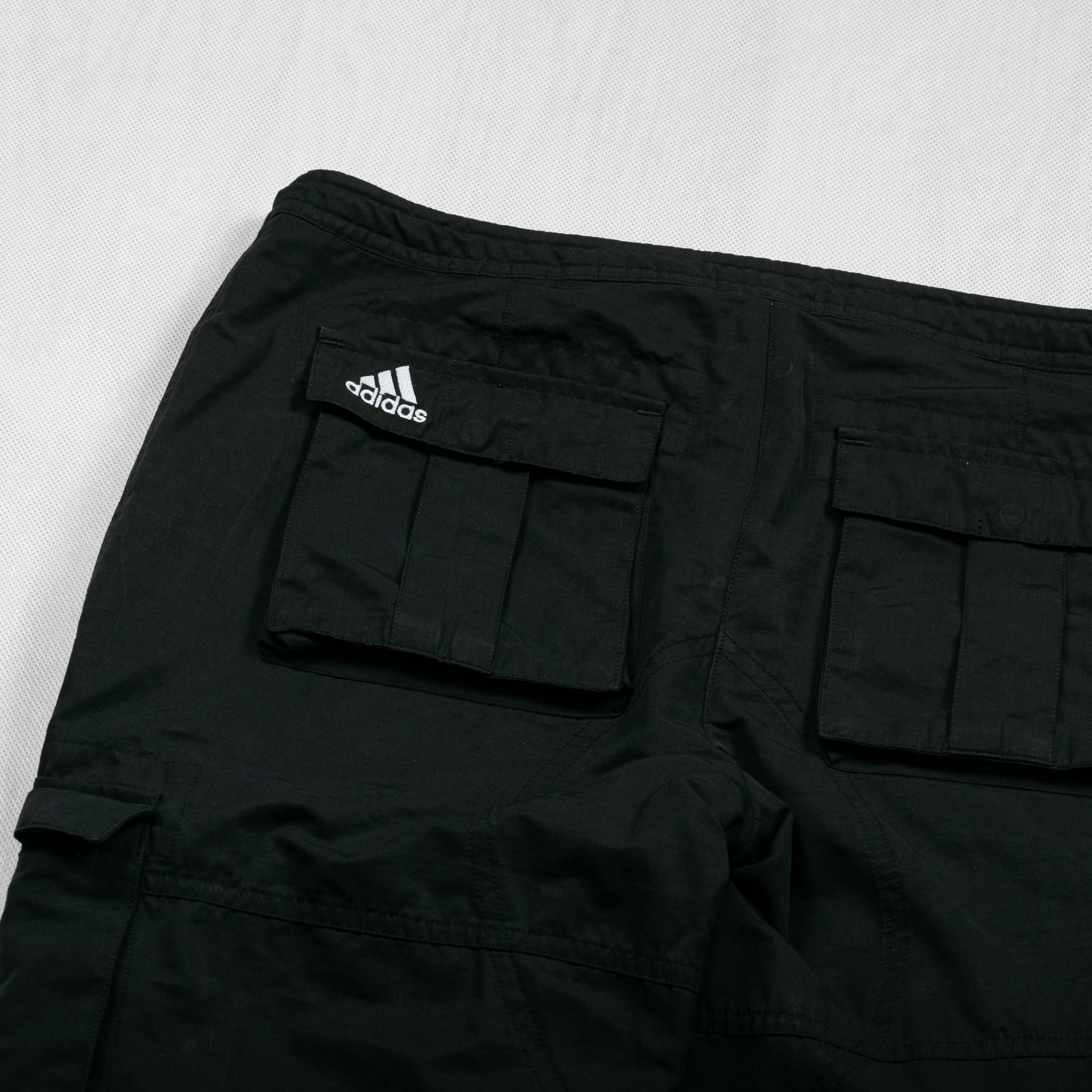 Adidas cargo parachute pant spodnie dresowe z szerokimi nagawkami L