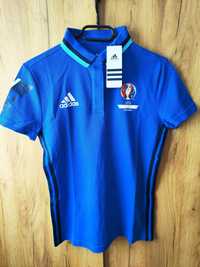 Koszulka polo damska bawełniana France adidas, rozmiar S, nowa z metka