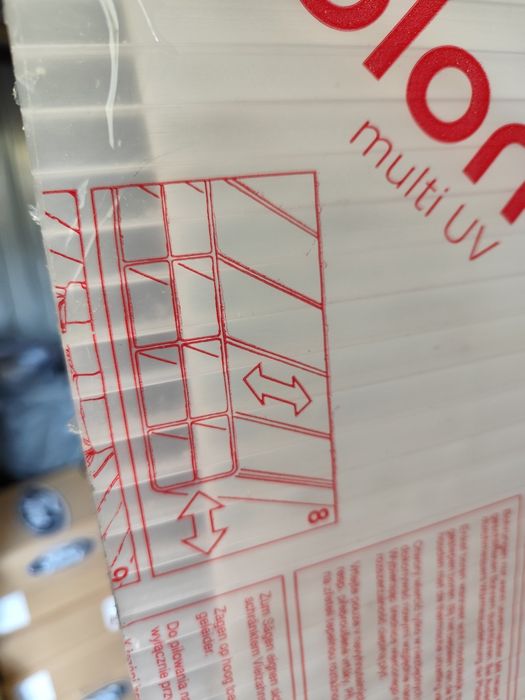 Poliwęglan komorowy UV 10mm Nowy