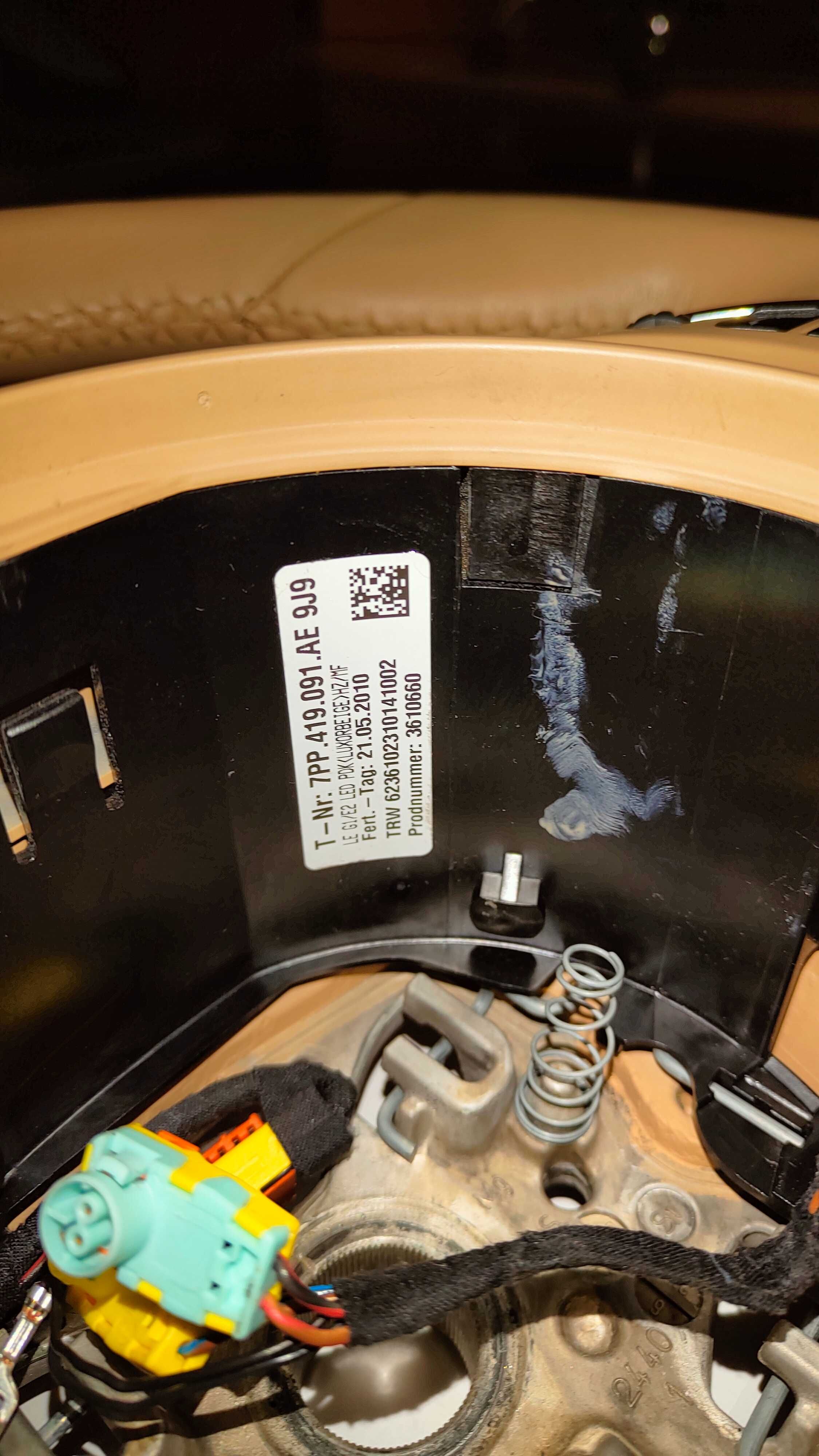 Kierownica Porsche skóra luxor beige stan perfekcyjny
