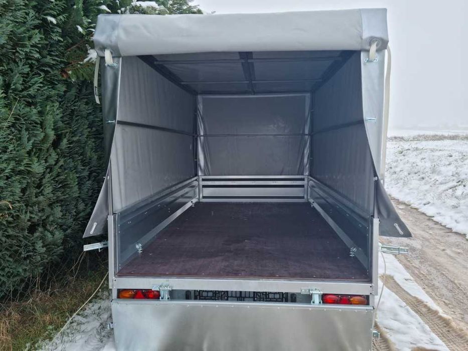 Przyczepka samochodowa SIDECAR 300x156 750 kg Producent - TRANSPORT