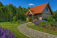 Mazury - Dom, Domek nad jeziorem, balia, sauna, ogrzewany