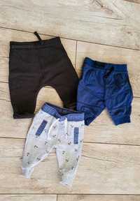 3 pary spodni blue zoo f&f newborn