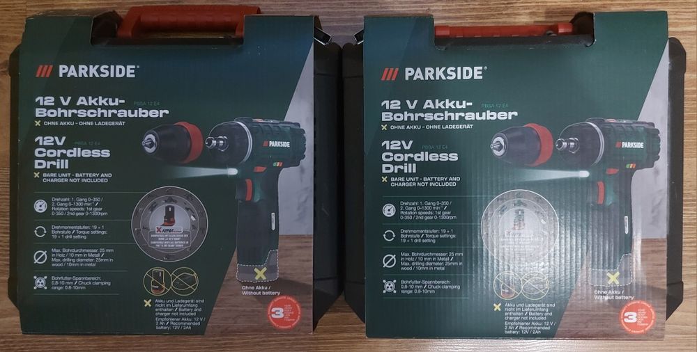 Akumulatorowa wiertarkowkrętarka 12 V, PBSA 12 E4