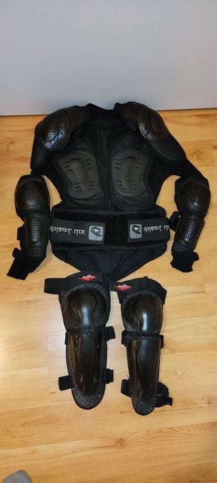 Zbroja na motor, zbroja na rower, zbroja na hulajnogę, zbroja na rolki