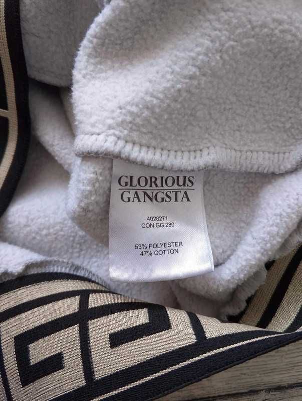 Szara Bluza męska Glorius Gangsta full zip