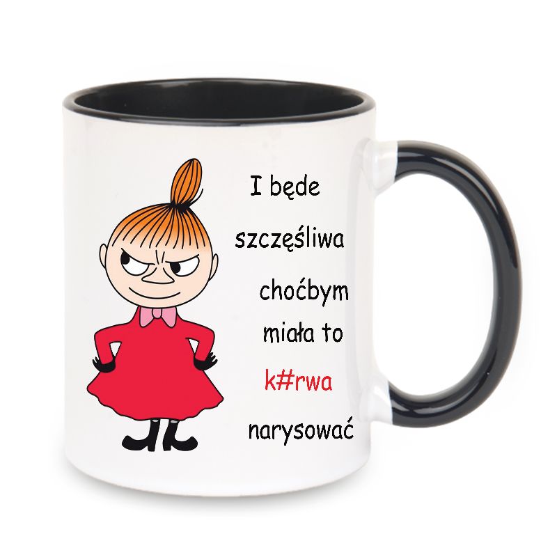 Kubek z nadrukiem Mała Mi, Muminki, Śmieszne, BCC-MI-002