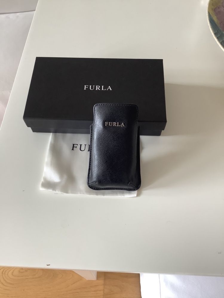 Bolsa em pele preta FURLA