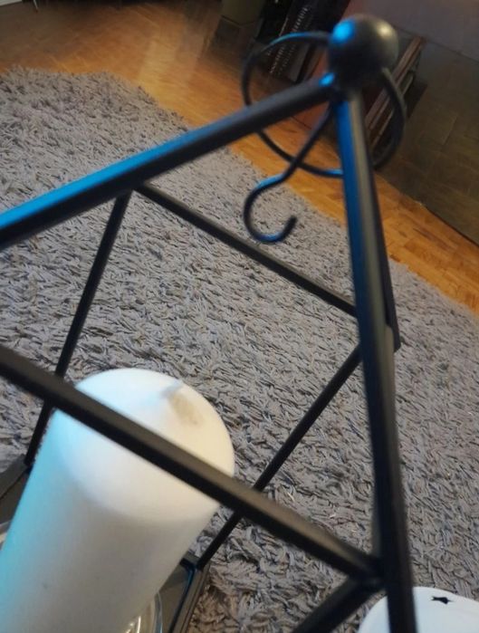 Floreira preta pendurar