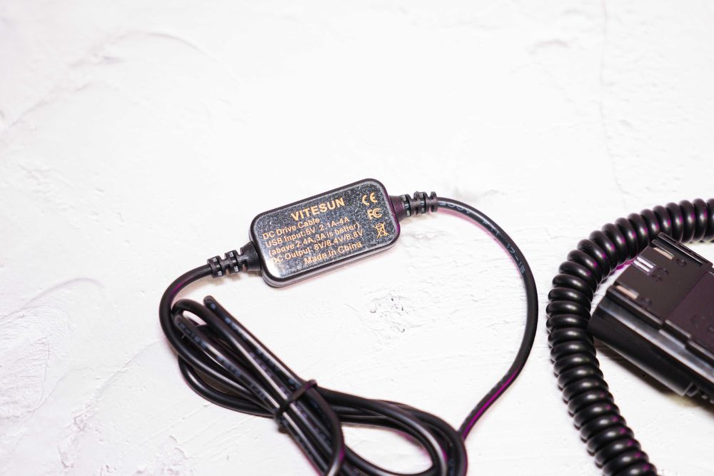 Муфта LP-E6 для Canon EOS + адаптер питания от USB