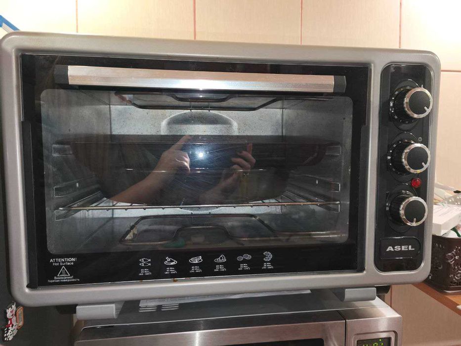 Электро печь духовка ASEL AF-40-23 электрическая 40L електрична піч