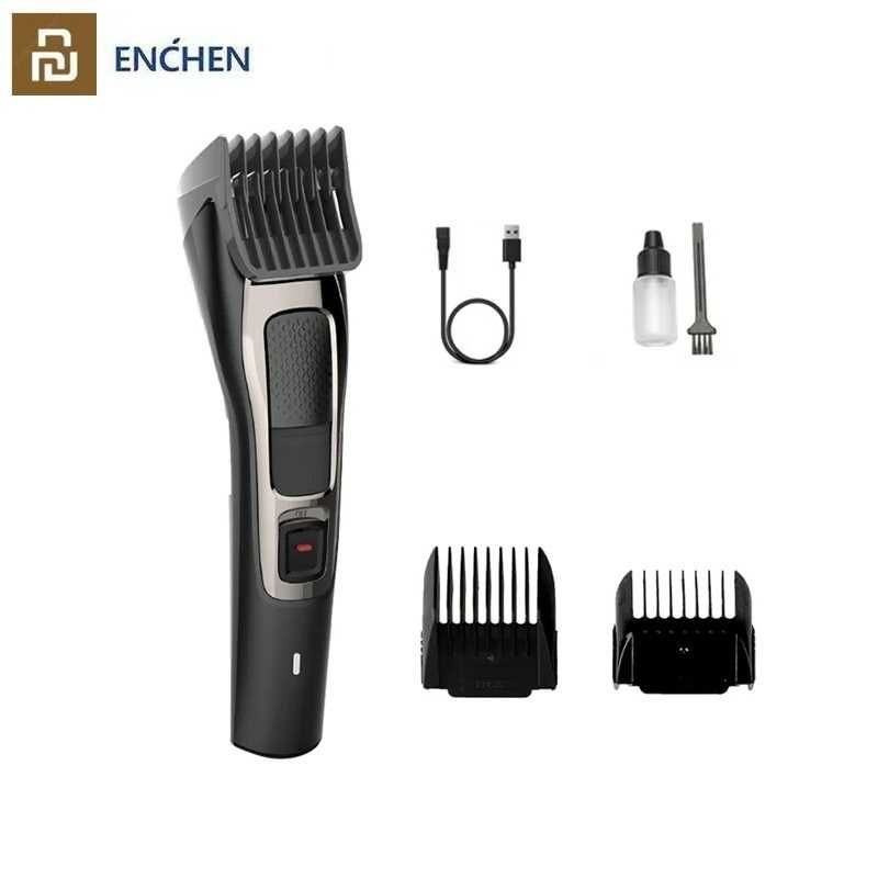 Аккумуляторная машинка для стрижки Enchen Sharp 3S Hair Clipper, Black