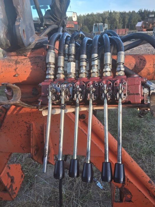 Dźwig leśny Żuraw FMW 5018 hds  + przyczepa5-7 ton  HDS Ramię 5 m