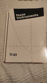 Manual Texas Instruments TI-83 1995 calculadora científica gráfica