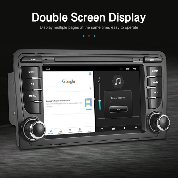 Rádio android 15 2/64gb Audi A3/S3/RS3 carplay gps wifi Bluetooth NOVO