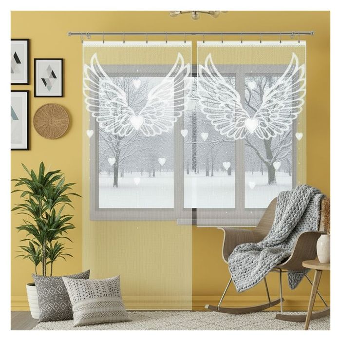 Komplet firan Skrzydlate Serce wys 250 cm DomoweTekstylia | WN6SS2 55K
