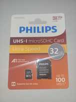 Karta pamięci Philips 32GB microSD SDHC A1 + adapter SD