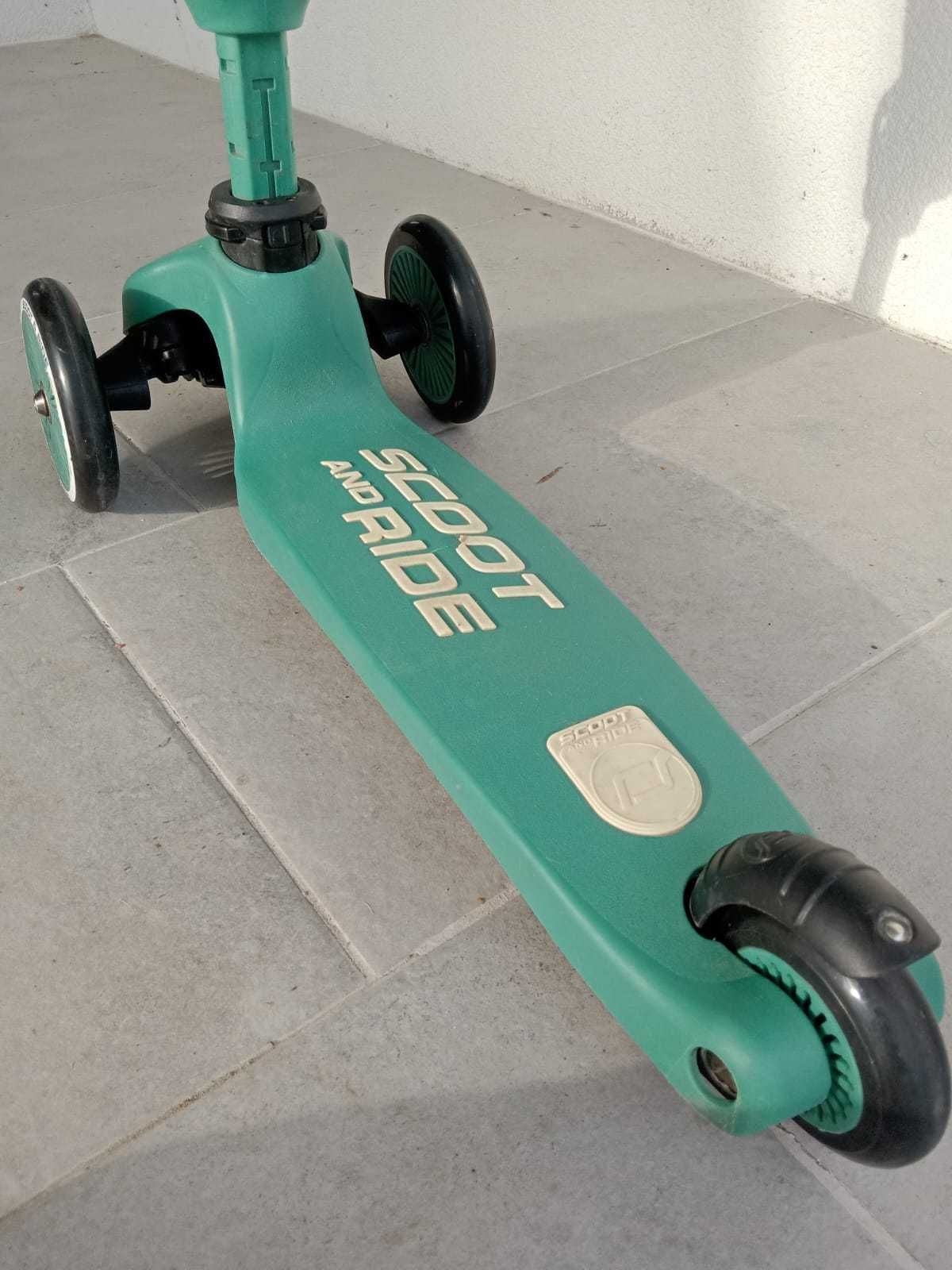 Hulajnoga i jeździk 2w1 Scoot and Ride  – zielony - dla dzieci