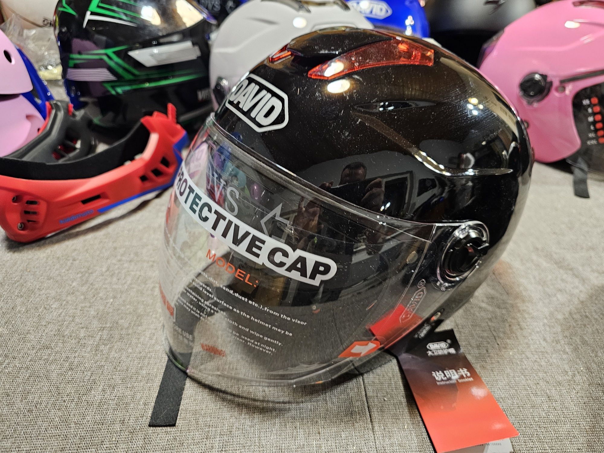 Kask Motocyklowy David Model 020