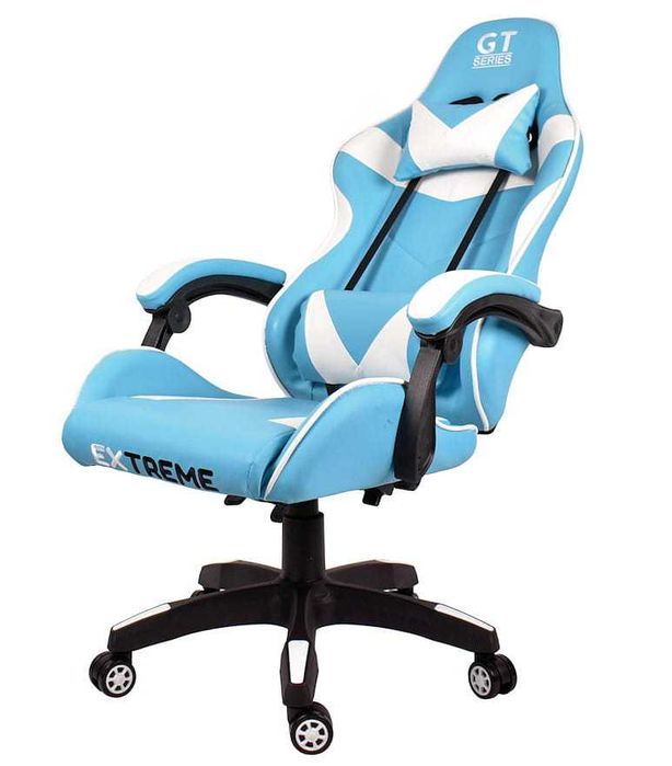 Fotel Gamingowy do komputera Extreme GT Light Blue