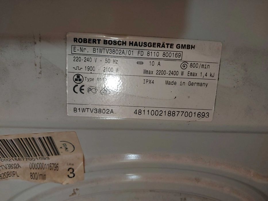 Sprzedam Pralkę Bosch  Maxx4 używaną