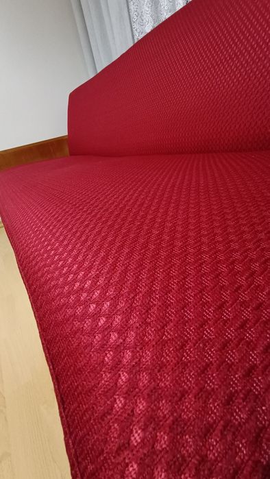 Wersalka używana bordowa, lata 90te