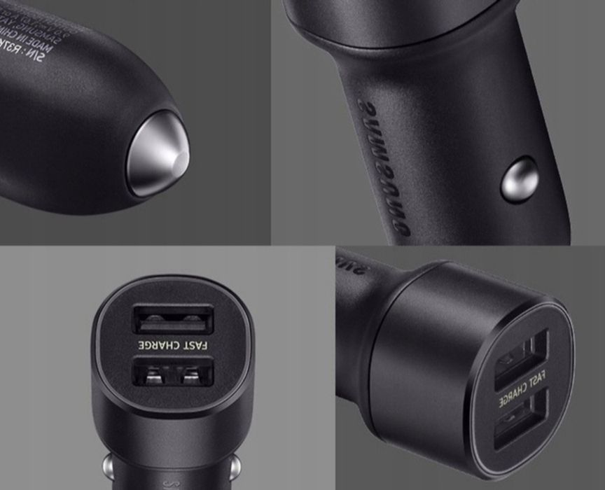 Szybka ładowarka samochodowa SAMSUNG 15W 2 x USB