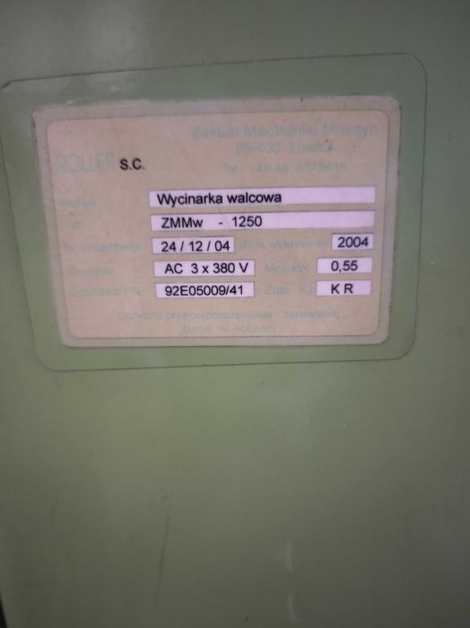Rollsztanca, prasa walcowa