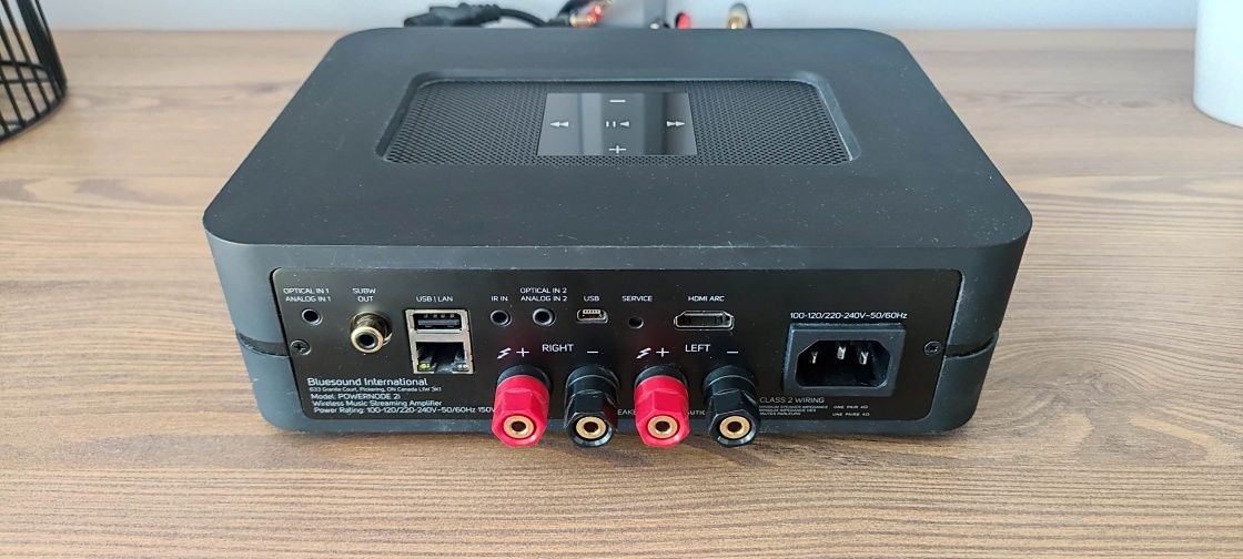Bluesound powernode 2i  HDMI wzmacniacz stereo streamer